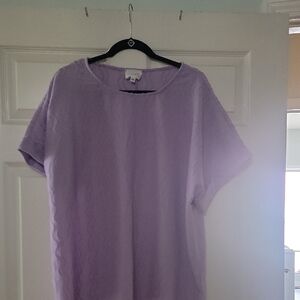 ANDREE BY UNIT Lilac Short Sleeve Tee